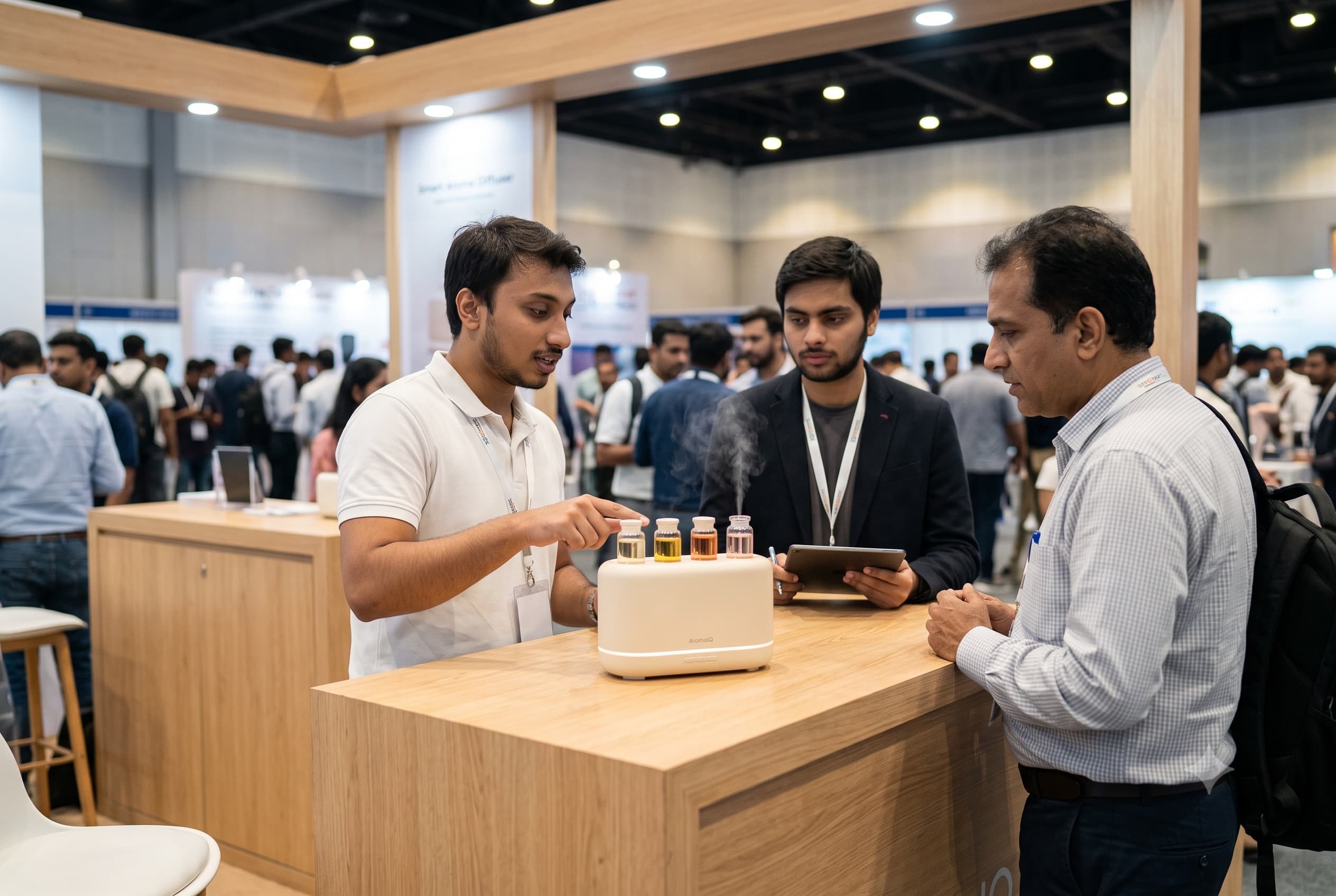 Showcasing at an expo